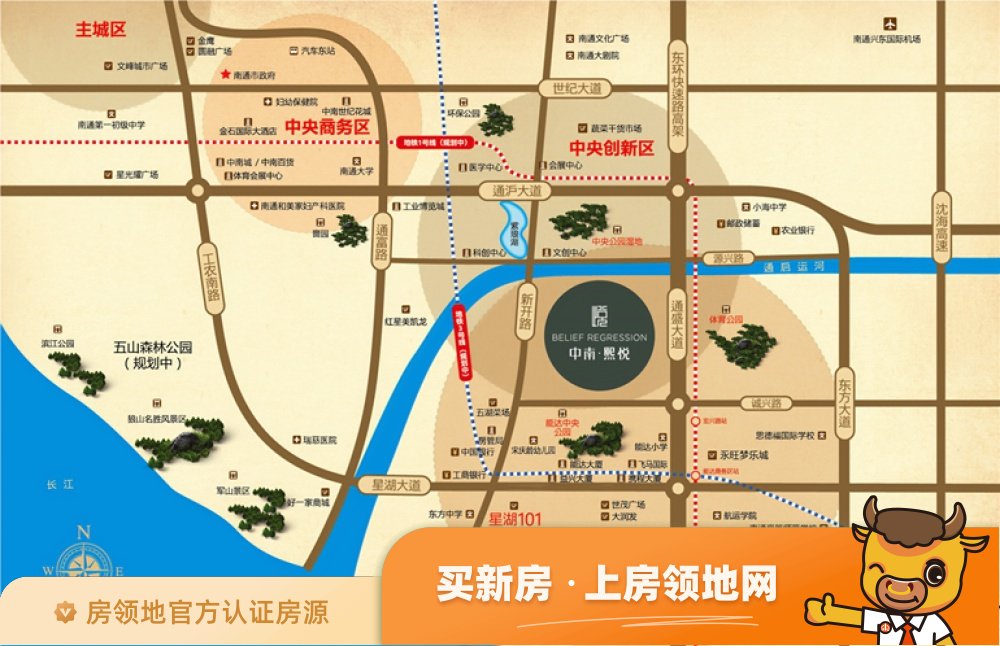 中南熙悦位置交通图2