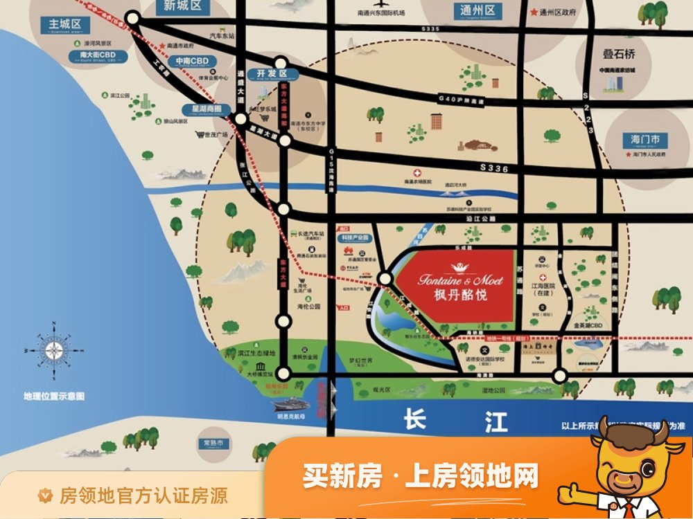 枫丹酩悦位置交通图40