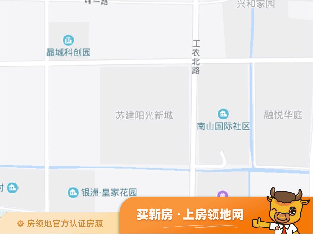 苏建阳光新城位置交通图1