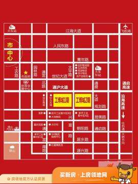 中国南通工业博览城位置交通图5