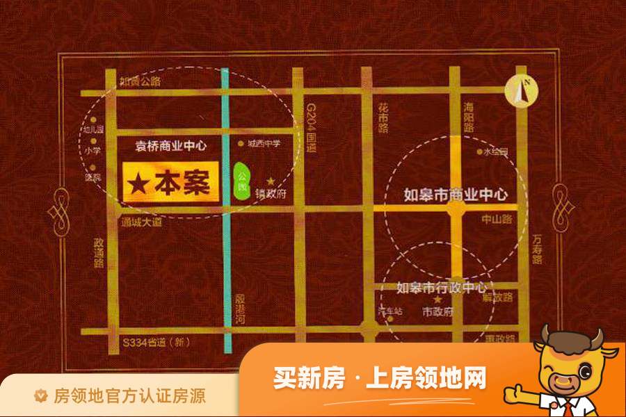 上海花园位置交通图2