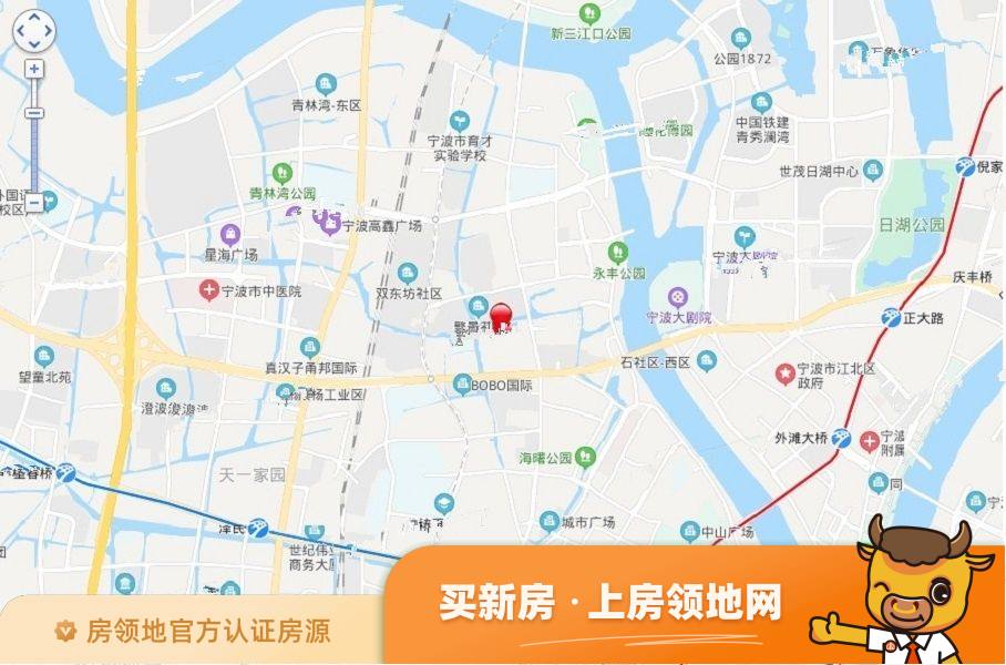 中海新芝源境位置交通图1