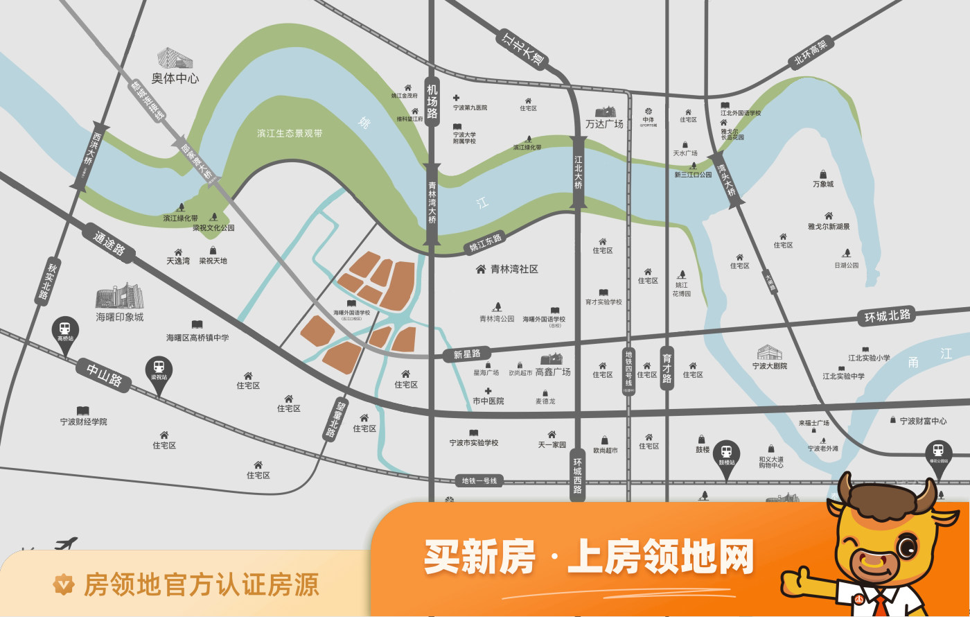宝龙雅戈尔江汇城位置交通图3
