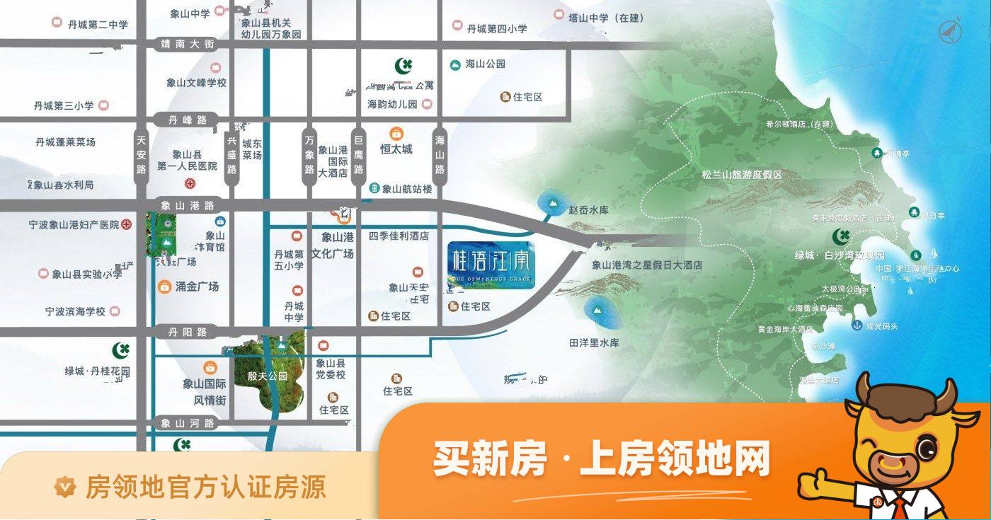 绿城桂语江南位置交通图22
