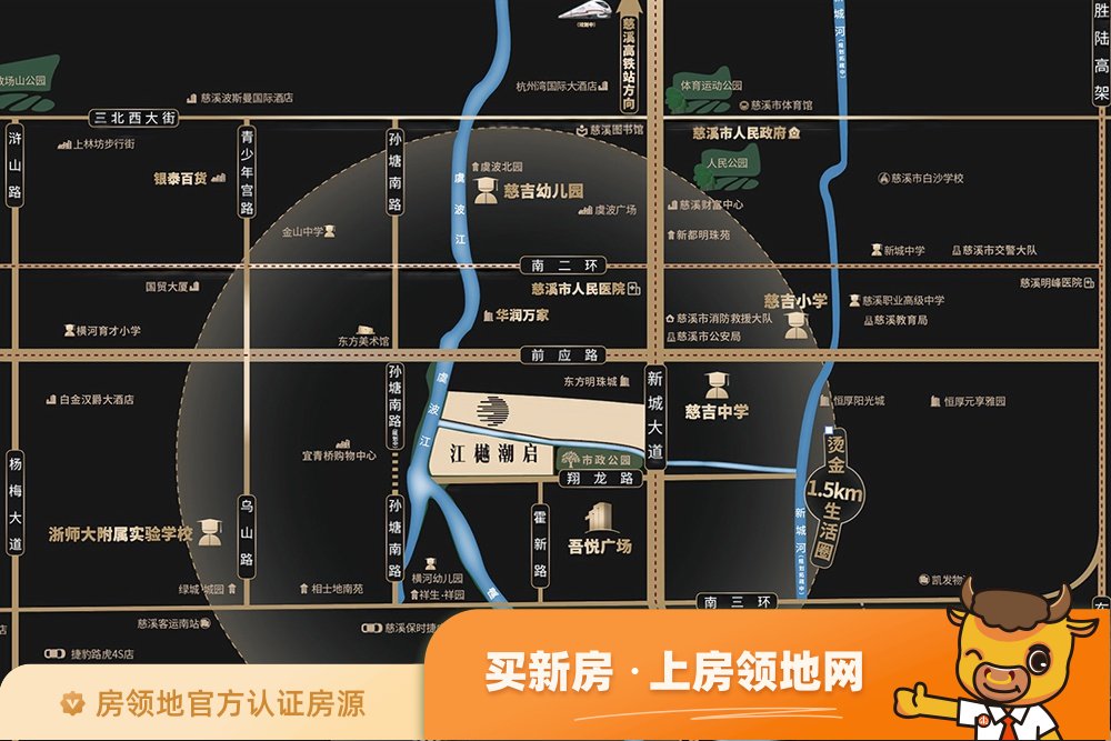 金辉新力江樾潮启位置交通图2