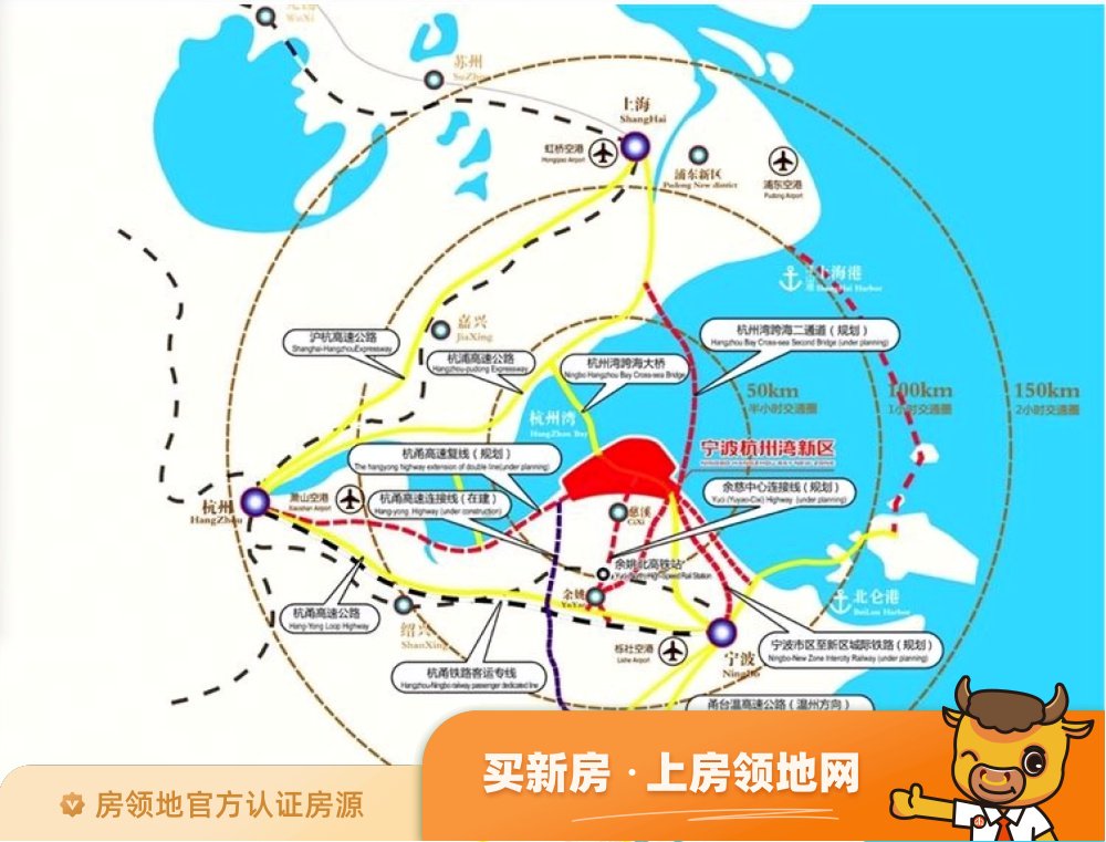合生杭州湾国际新城别墅位置交通图1