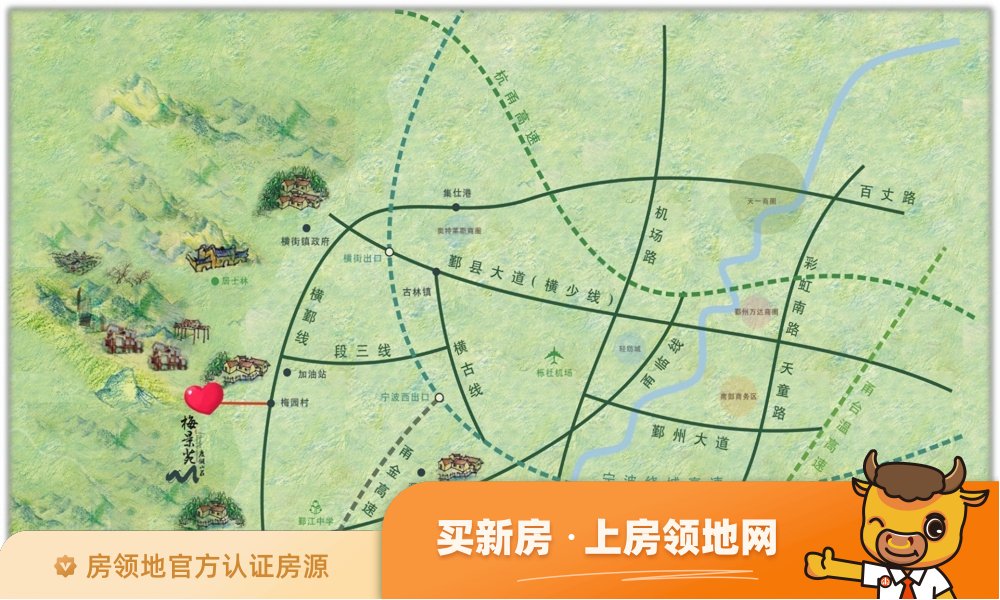 梅景苑位置交通图36