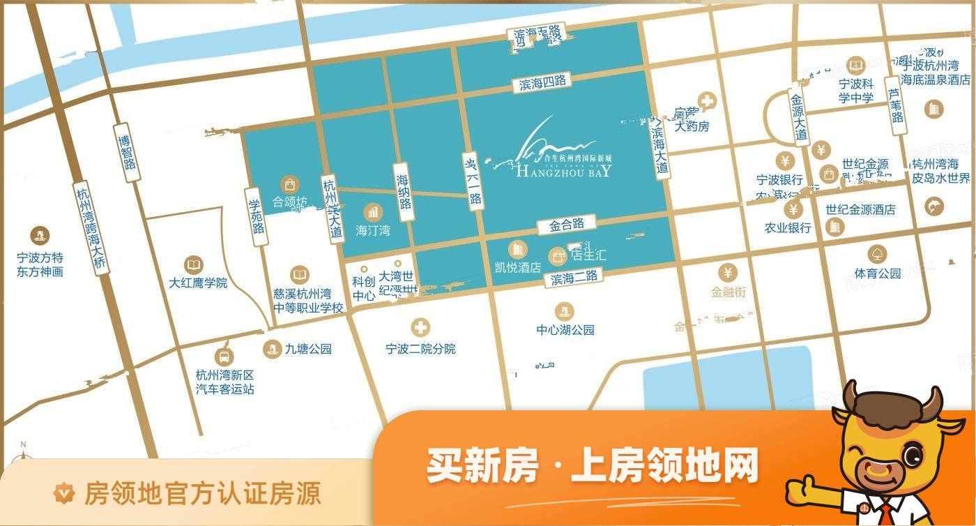 合生杭州湾国际新城位置交通图6