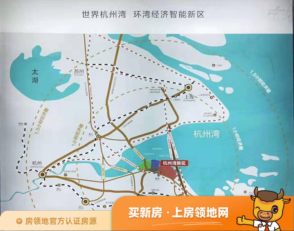 融创杭州湾壹号位置交通图3