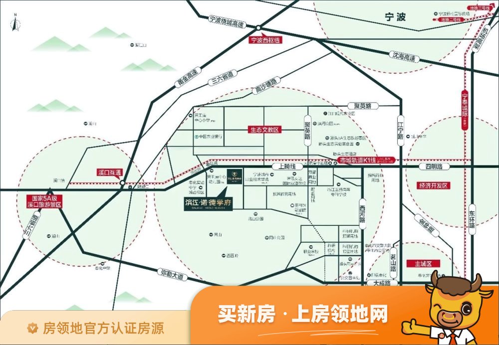 滨江诺德学府位置交通图31