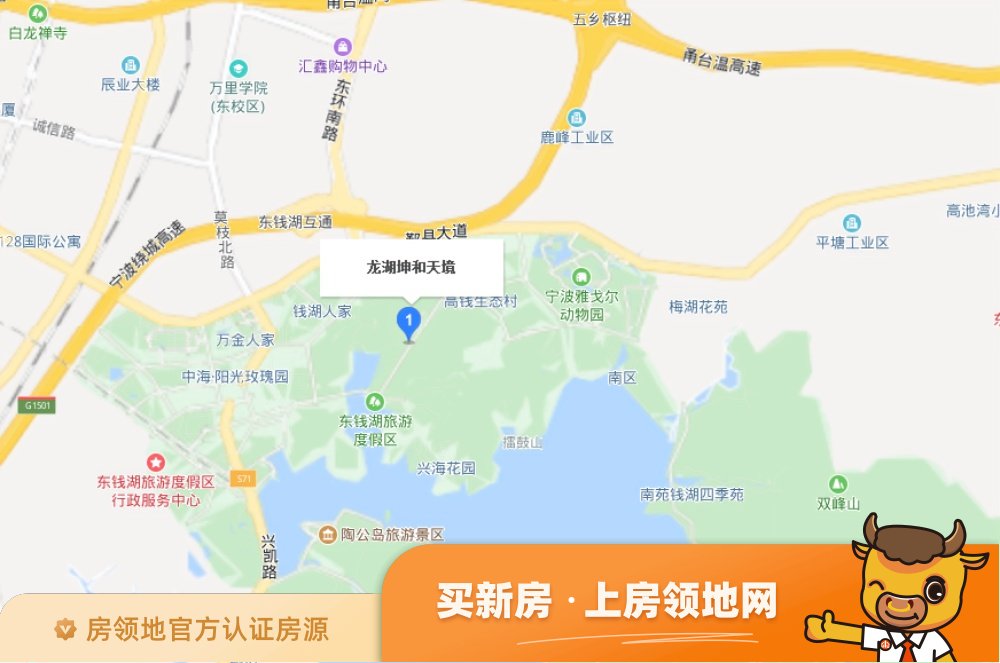 龙湖坤和天境位置交通图6