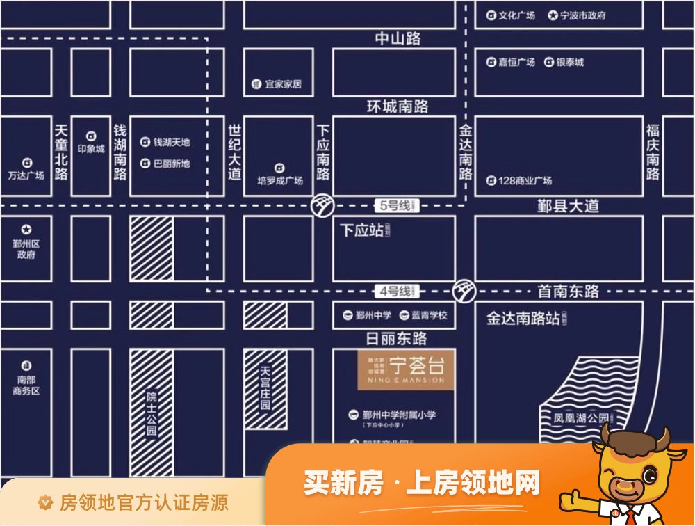 宁荟台位置交通图6