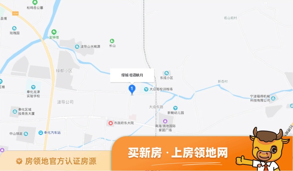 绿城桂语映月位置交通图2