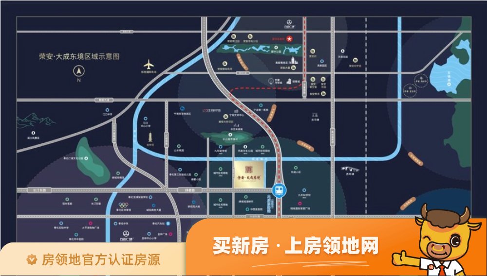 大成东境位置交通图6