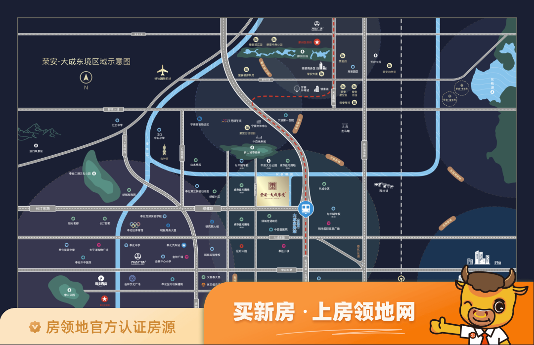 大成东境位置交通图8