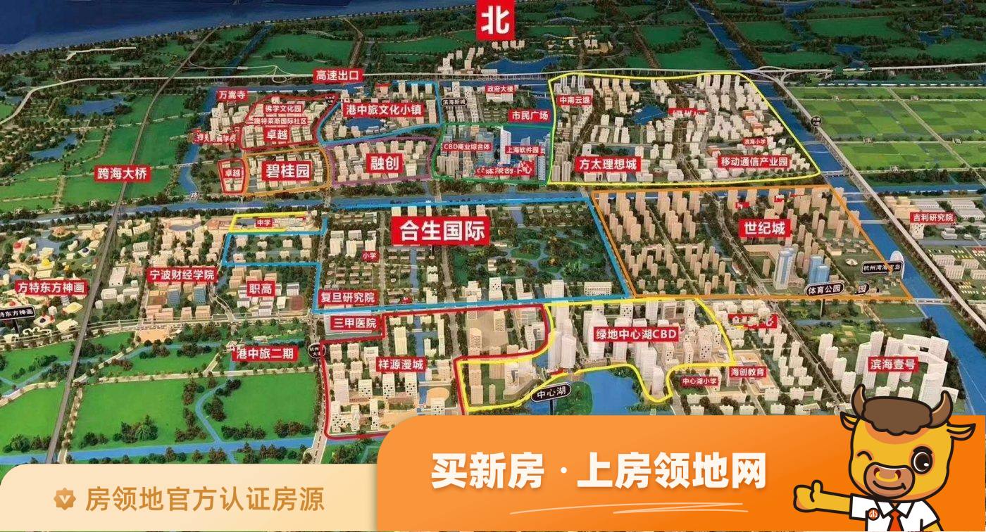 合生杭州湾国际新城效果图3