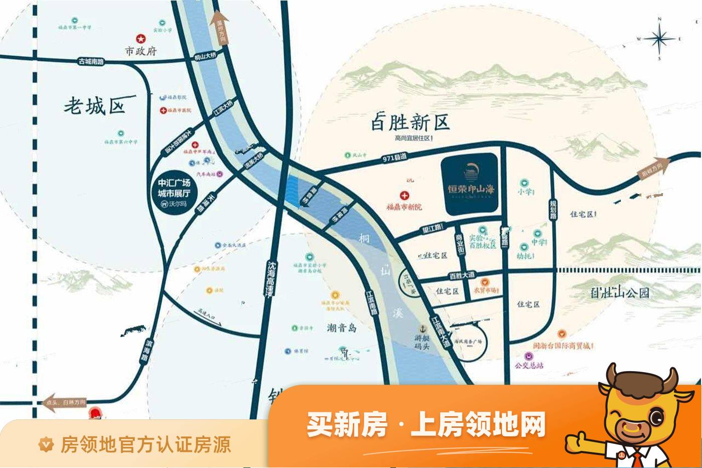 五江书香苑位置交通图1
