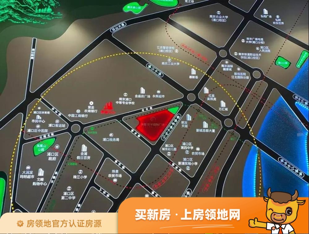 德盈龙华国际广场公寓位置交通图11