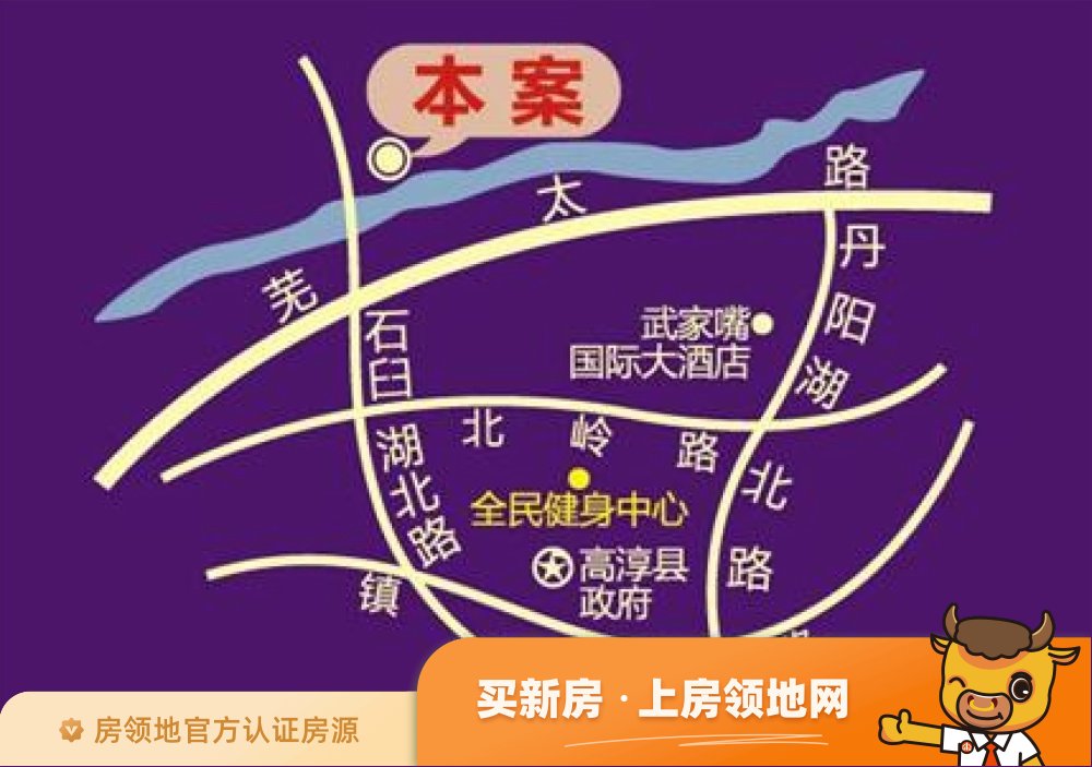 高淳碧桂园位置交通图50