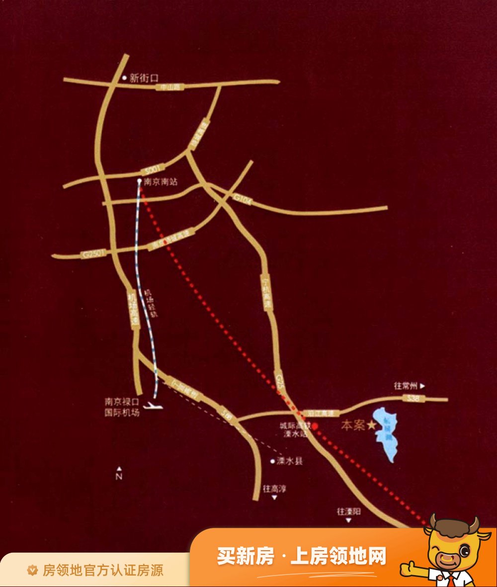 东屏湖9号位置交通图52