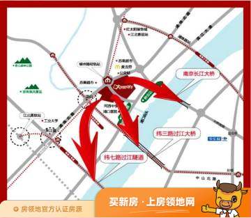 大华锦绣华城位置交通图73