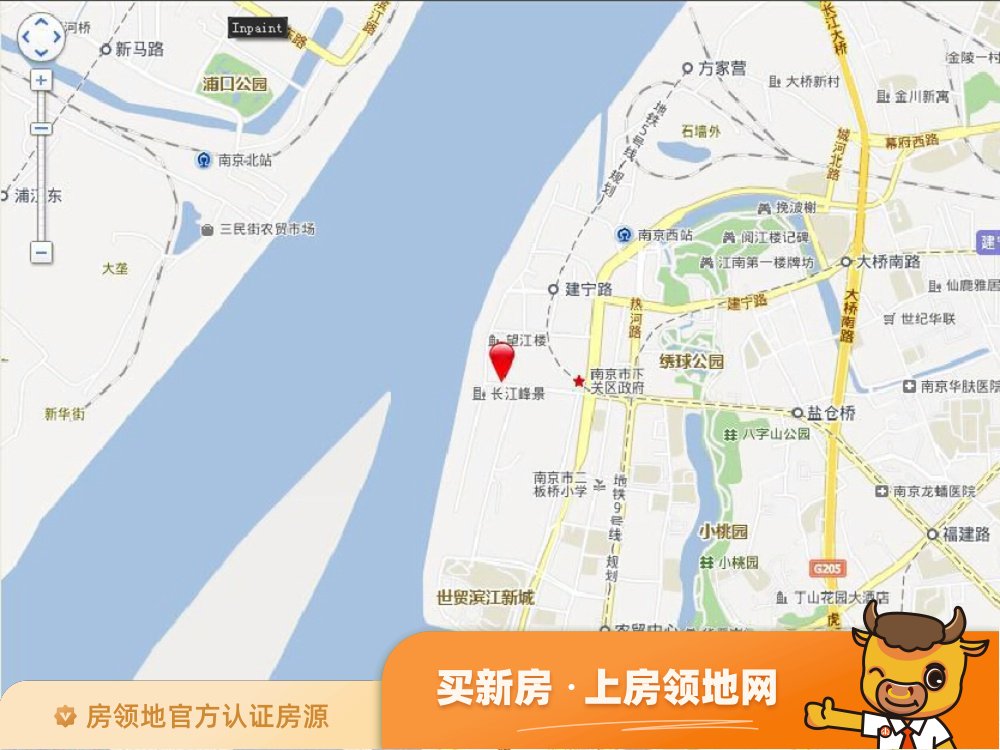 长江峰景位置交通图48