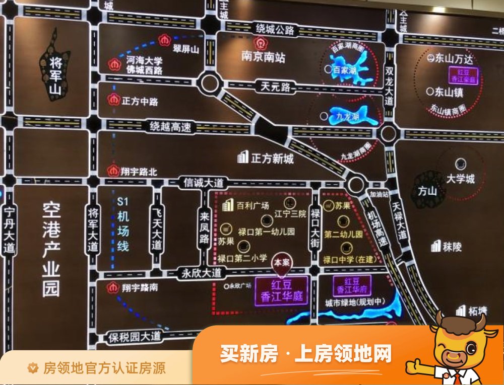 红豆香江华庭位置交通图42