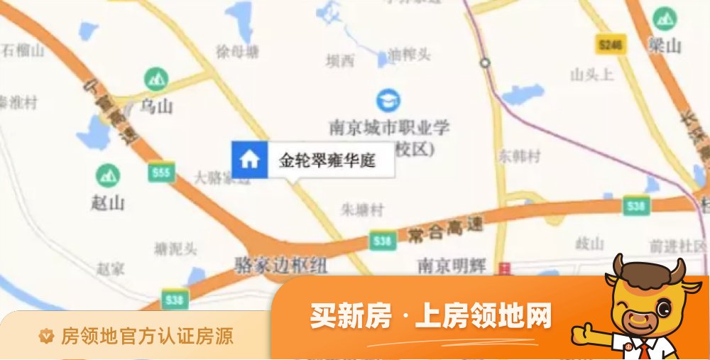 金轮翠雍华庭位置交通图6