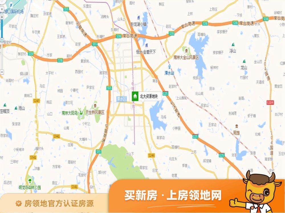 北大资源颐和翡翠府位置交通图24