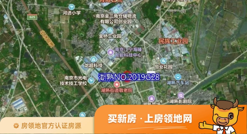 江宁孔雀城紫樾澜庭位置交通图44