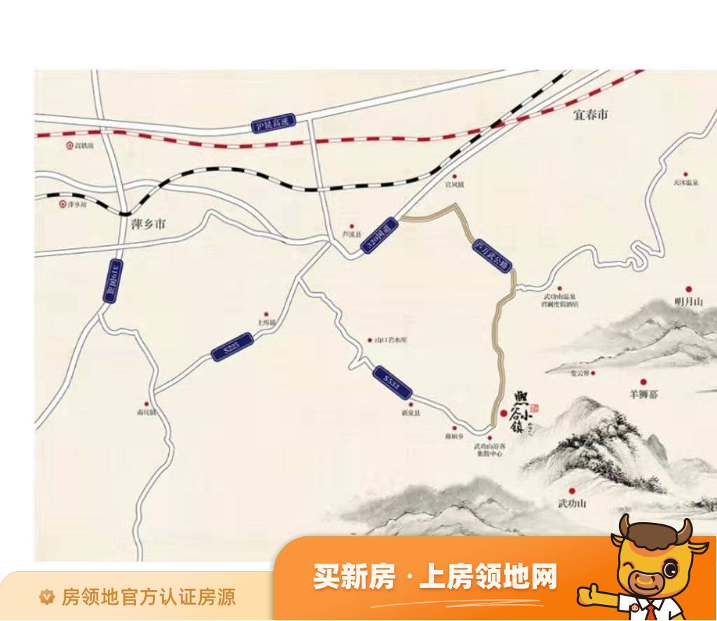 熙谷小镇位置交通图1