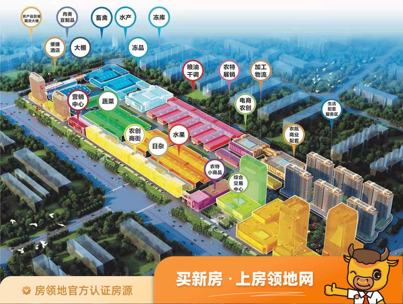 中国供销萍乡农产品物流园规划图1