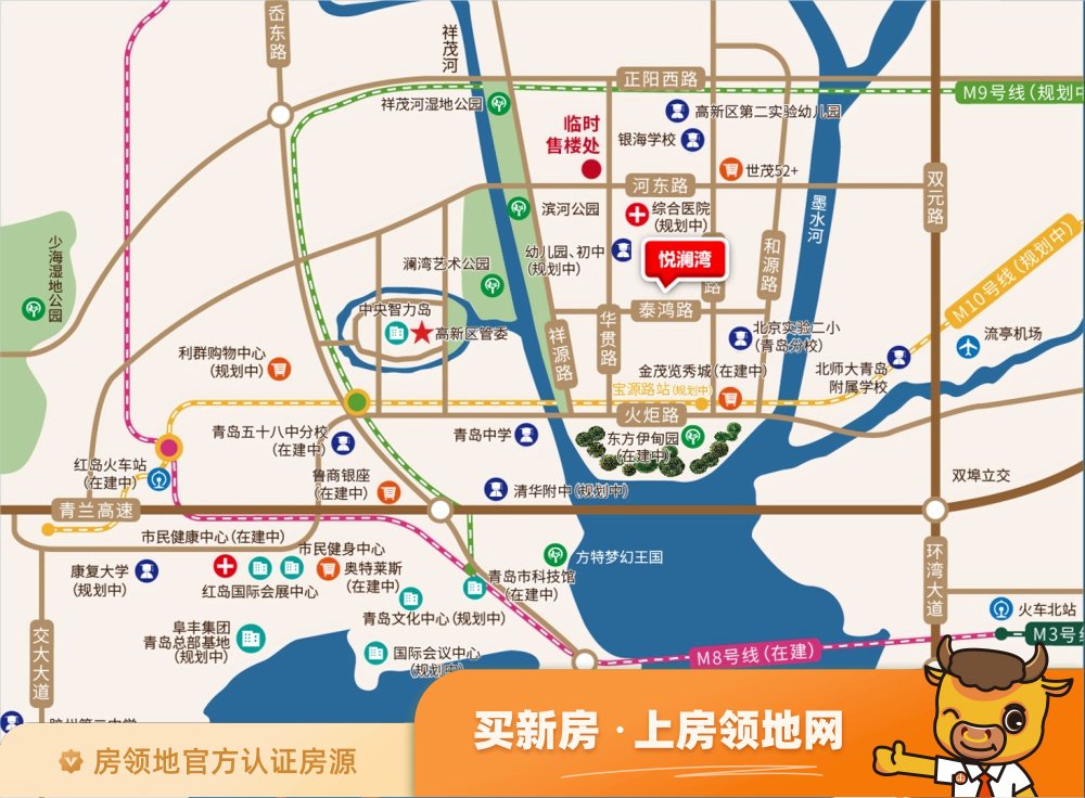 阜丰悦澜湾位置交通图33