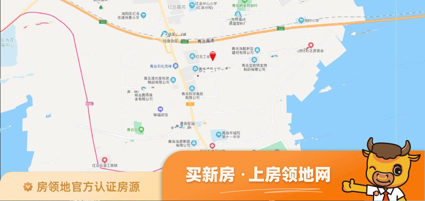 中国铁建海语城位置交通图43