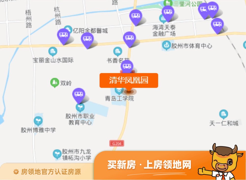 清华凤凰园位置交通图36