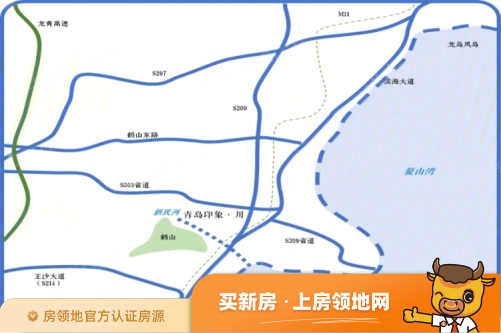 青岛印象川位置交通图42