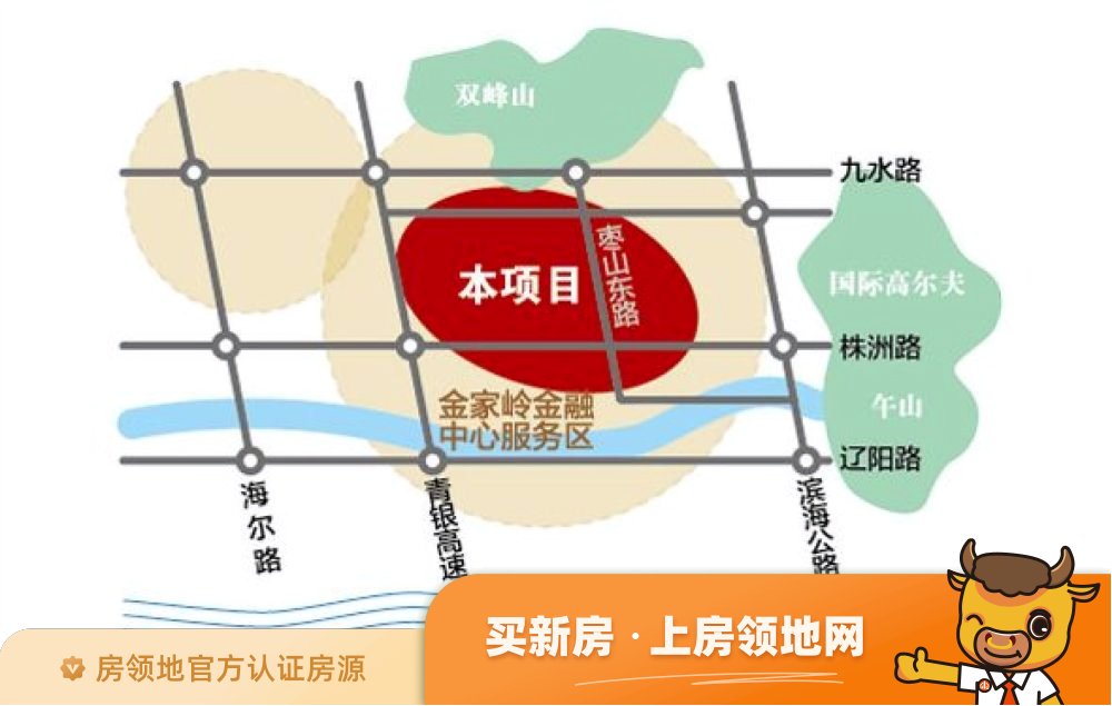 中联依山伴城位置交通图65