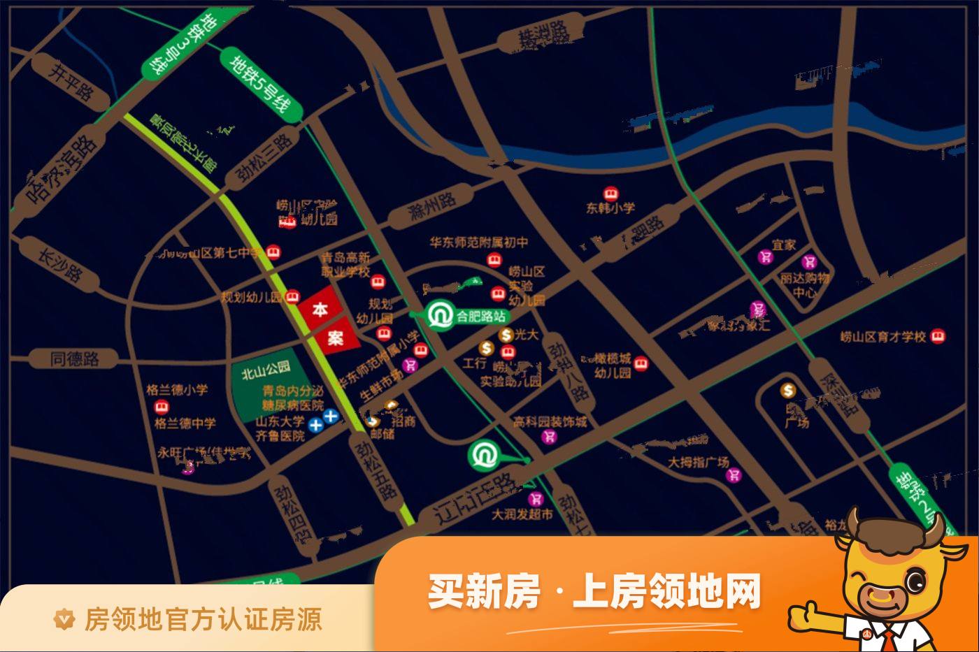 紫樾尚府位置交通图1