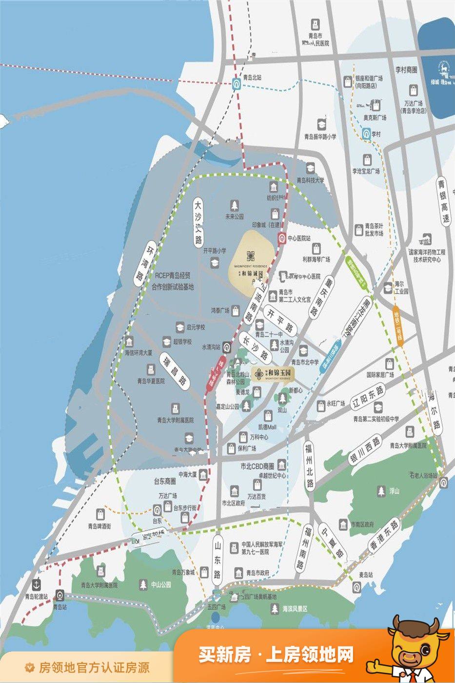 绿城和锦玉园位置交通图38