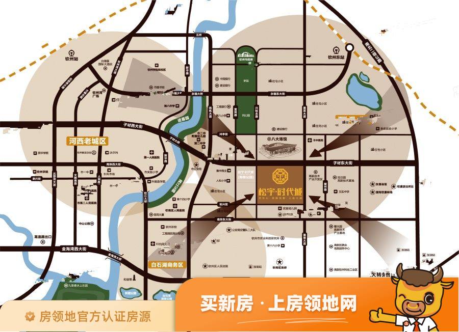 松宇时代城位置交通图2