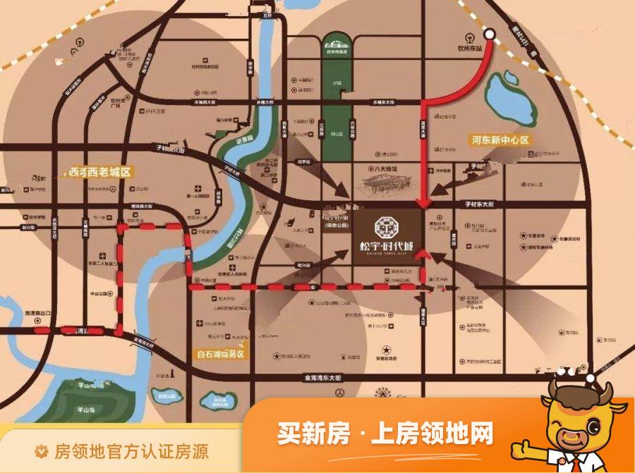 松宇时代城位置交通图1
