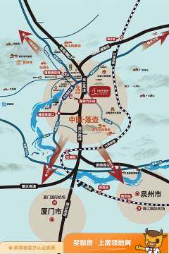 泉州天沐温泉国际旅游度假区位置交通图1