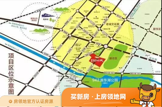 卓辉东湖悦城位置交通图1