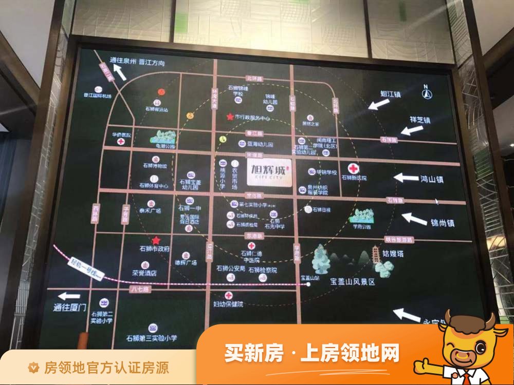 石狮旭辉城位置交通图2