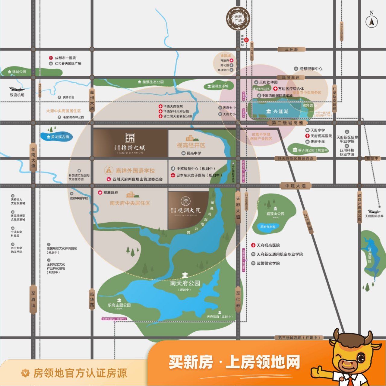 锦绣之城位置交通图36