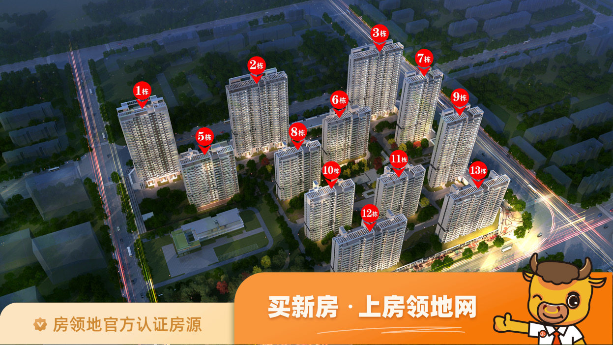 日照新东港金域禧樾在售户型，2居、3居、4居，建面87-164m²