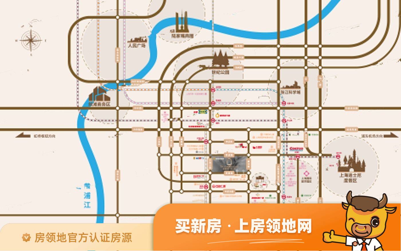 枫丹翡翠公馆位置交通图1