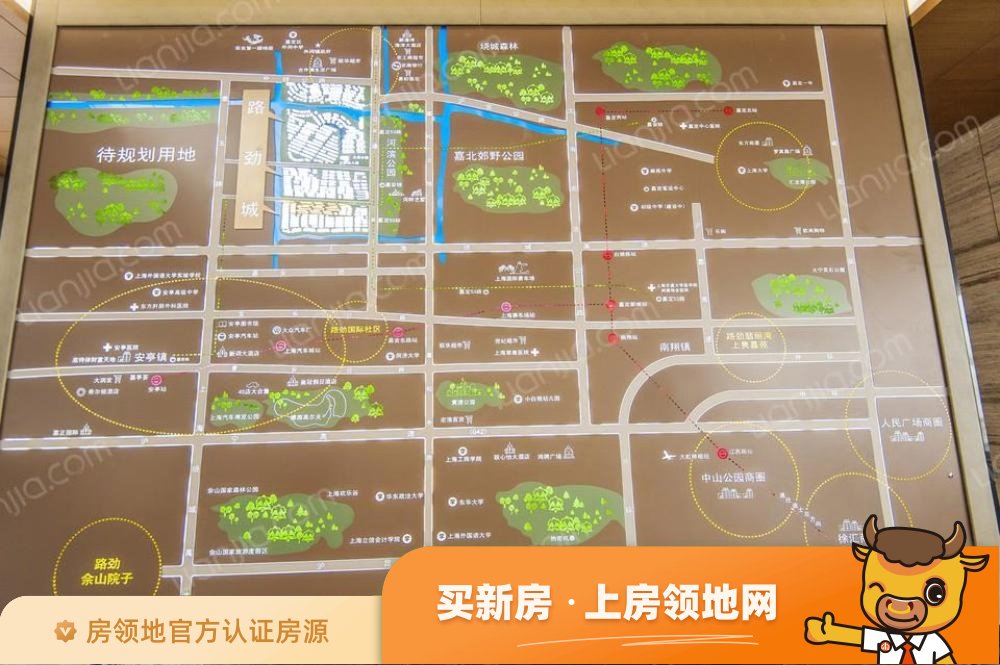 路劲上海院子位置交通图45