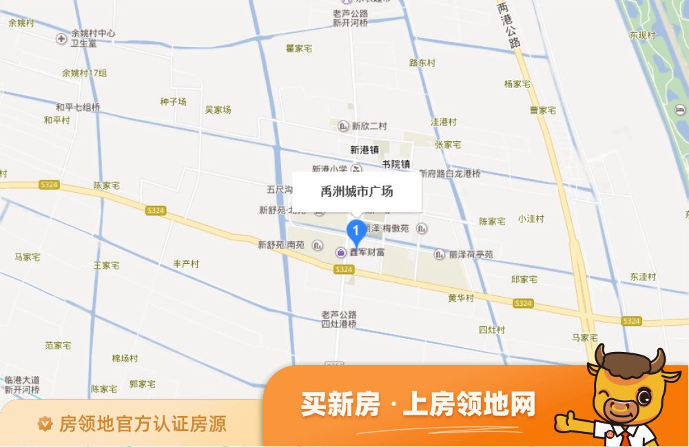 禹洲城市广场位置交通图60