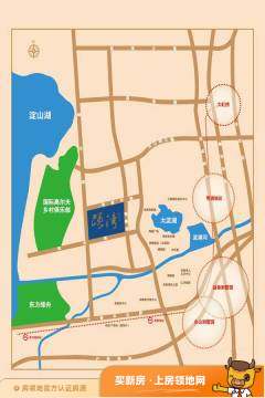 金鹏山河印位置交通图4